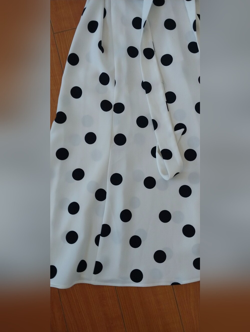 NEW Ann Taylor Factory Polka Dot Halter Midi Dress + Matching Belt Size Sz 8 - Picture 7 of 16
